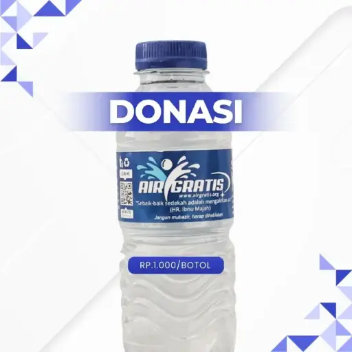Donasi 1 Botol Air Gratis 240ml